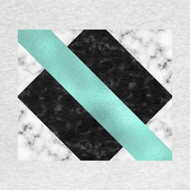 Mint marble VI by marbleco